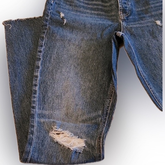 OLD NAVY Pop Icon - Skinny - Xtra Hi-Rise - Ripped - Raw Hem - Sexy - 4 Tall New - Picture 2 of 7